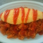 Tokyo Curry & Omurice - オム（ケチャップ）。