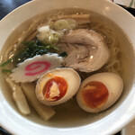 青竹手打ちラーメン 俺の夢 - 手打ちらーめん☆半熟煮卵トピ