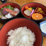 BLUE SEA - 刺身定食1760円