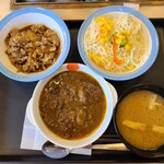 Matsuya Teinamaedaten - 創業カレギュウ・ロカボ？(660円)です。