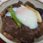 茨城ゴルフ倶楽部レストラン - 常陸牛すき焼き丼