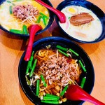 Taiwanese Arisan - 左上から台湾豚骨ラーメン 豚骨ラーメン 台湾ラーメン