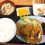 清水 - チキンかつ定食①