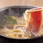 Menbo Honjin Kuratsuki Ten - 能登牛すき焼き鍋うどん