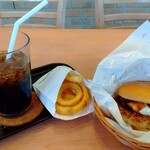 Mos Burger Sendai Nishi Taga Ten - とびきりチーズ＆オニポテセット