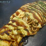 お好み焼き てっぱんダイニング こいち - オムそば