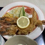 レストラン天王 - 「スペシャル海老フライ定食」（1,980円）