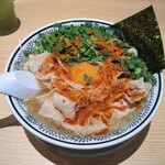 Marugen Ramen Mikawa Anjo Ten - 辛肉そば+肉増し+大盛。