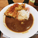 Sukiya Koto Ku Yakusho Mae Ten - ファイヤーチキンカレー  並盛　730円