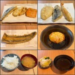 Tempura to Wine Ooshio Marunouchi Ten - 【ランチ】穴子天定食