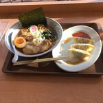 Nasu Ramen Shirakawa no Sato - 白河ラーメン餃子セット　確か1080円