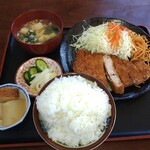 Tonkatsu Joraku - ロースかつ定　ライス大盛