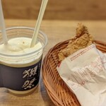 モスバーガー - 2021最後の飲酒？は獺祭シェイクｗ モスチキン大好き！