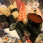 Hishino Sushi - 竹定食のお寿司