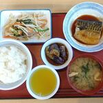 元八王子食堂 - さば味噌煮定食仕立て 1,056円