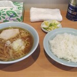 Omori Ramen Seihou - ラーメン　650円 ライス　200円