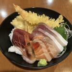 Saisai - ビックリ魚天丼 ¥1280