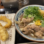 丸亀製麺 - イカ天、かしわ天、