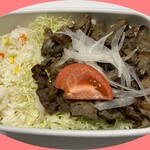 Kebab Center Gyotoku Ten - ビーフケバブ丼(Rice)\600