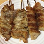 Yakitori Kara-age Ie Komekko Mogami - 皮串＆テール串(塩)