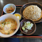 Soba Kiri Imamura - もり ミニカツ丼 1200円