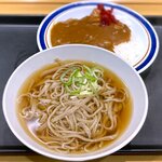 Nadai Fuji Soba Shinozawa Ten - ミニそば&ミニカレー￥360　2022.2.8