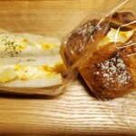 noco - たまごサンド496円           チーズフランス420円