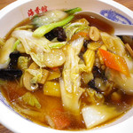 Taiwanese Kaikou Mura Shinshiro Ten - 五目麺：680円 (Jan/2012)