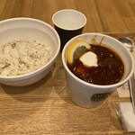 スープ ストック トーキョー - レギュラーセット ボルシチと白胡麻ご飯（税込 1,010円）評価＝◎