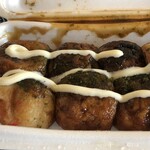 みんち焼きの萬福 - マヨを足してみた