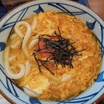 Marugame Seimen Kyotango Ten - 明太玉子あんかけうどん