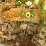 Otafuku Udon - かつとじ丼はかなりのつゆだくです…