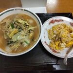 定食や・中華そば 代一元 - 味噌ラーメンセット