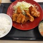 Katsuya Motoyawata Ten - から揚げ定食