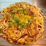 Okonomiyaki Teppanyaki Miya - 塩肉玉うどん+たまごw