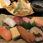 Omoriya Sushi Ten - すしランチ。1,400円