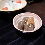 赤坂あんど - 【週替わり定食 お魚料理@税込1,200円】蒟蒻＆大根