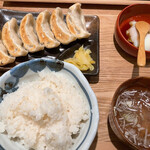 Nikujiru Gyoza no Dandadan Oita Ten - 焼餃子定食 700円