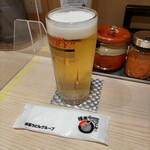 うどんと酒とお出汁と、 - 生ビール