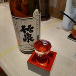 うどんと酒とお出汁と、 -  竹泉 純米酒 香色