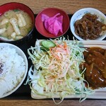 Ganso Shofuku - 今日の日替定食 コロッケのカレーソース