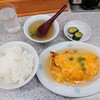 Minmin Takanosen Abikomaeki Ten - 令和4年4月
                カニ玉餃子定食 780円