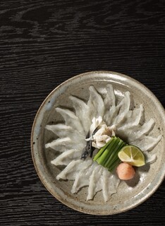 Fugu Japanese cuisine Omuraya - ふぐ刺