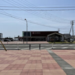 道の駅おが - 道の駅遠景