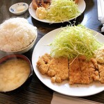 Agemaku - チキンカツ定食　ランチ価格♪