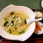 Shanghai Yoen Shoryu Hokan - 以前いただいたランチのサンマー麺(塩味)　これも本当に美味しかった