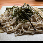 Izu Kogen Soba Temari - 天ぷらそば(冷) 1800円。