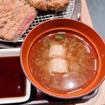 Gyukatsu Kyoto Katsugyu Teramachi Kyogoku Ten - 牛サーロインカツ+メンチカツ　１０９０円