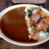 Nijumaru Oonojo Ten - 唐揚げ・ベーコン・ほうれん草・半熟玉子のカレー