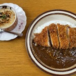 レストランデラシネ - カツカレーとプチグラタン